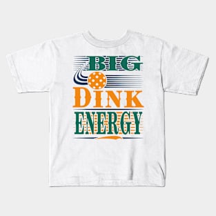 Pickleball Big Dink Energ Kids T-Shirt